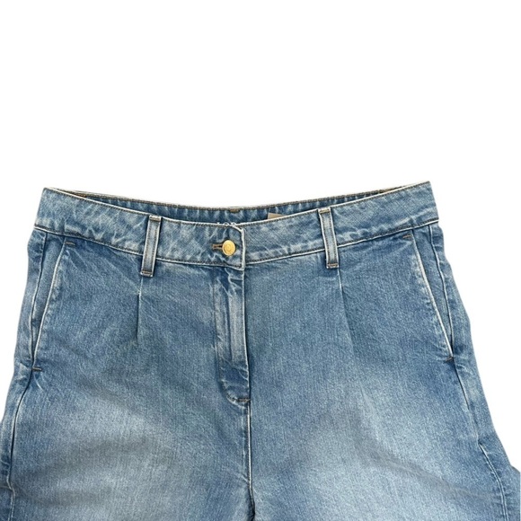 New J. Crew essential wide Denim jeans pleated 29T new with tags - Picture 8 of 15